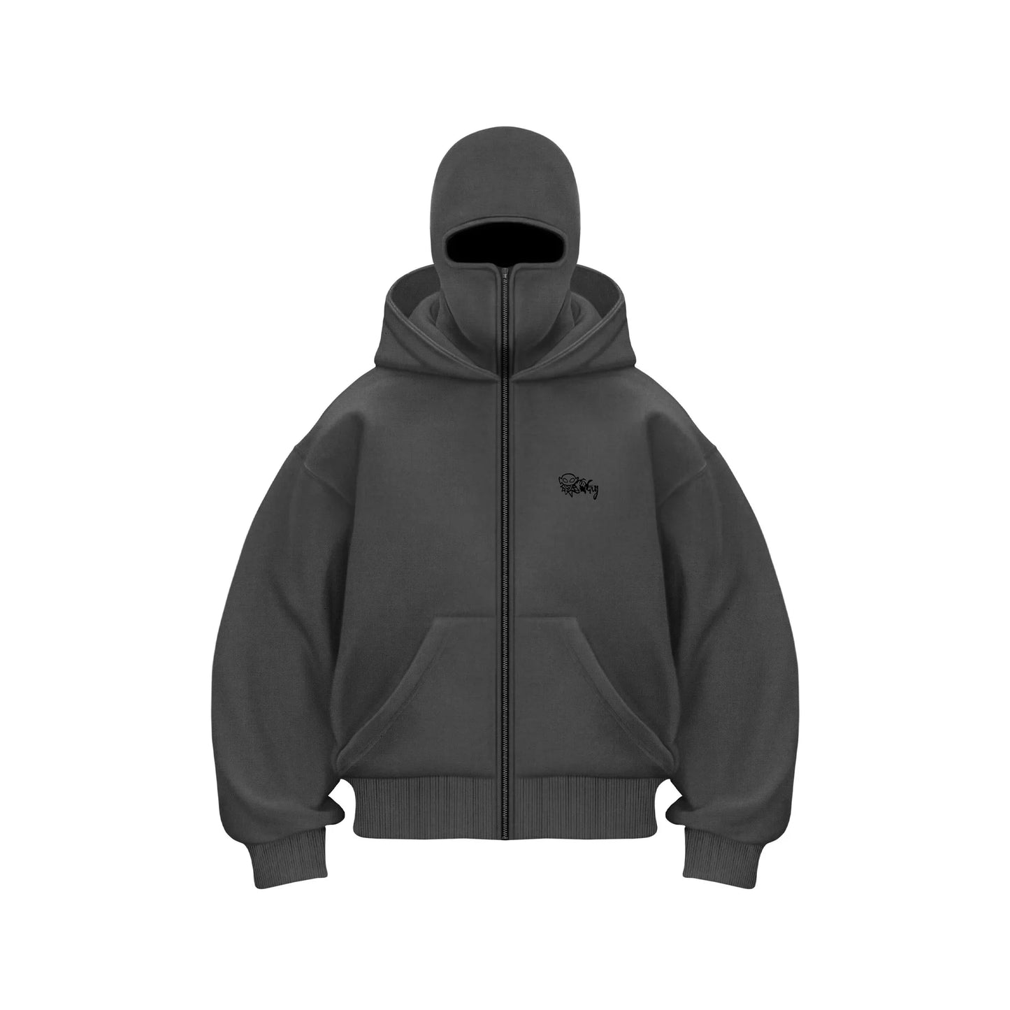 Balaclava Hoodie Zipper