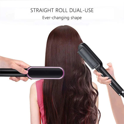 3-in-1 Straightening Comb Heated Hair Brush