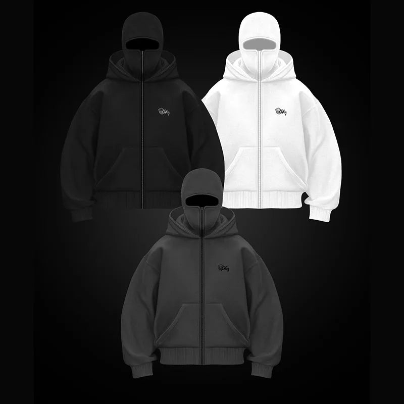 Balaclava Hoodie Zipper