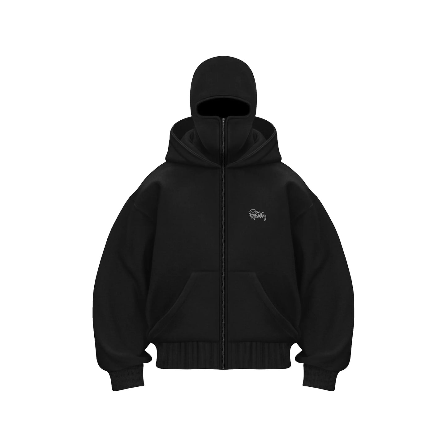 Balaclava Hoodie Zipper