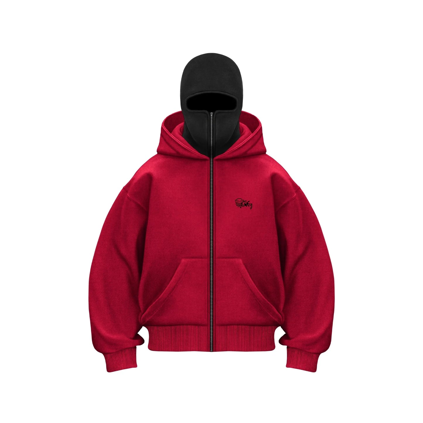 Balaclava Hoodie Zipper