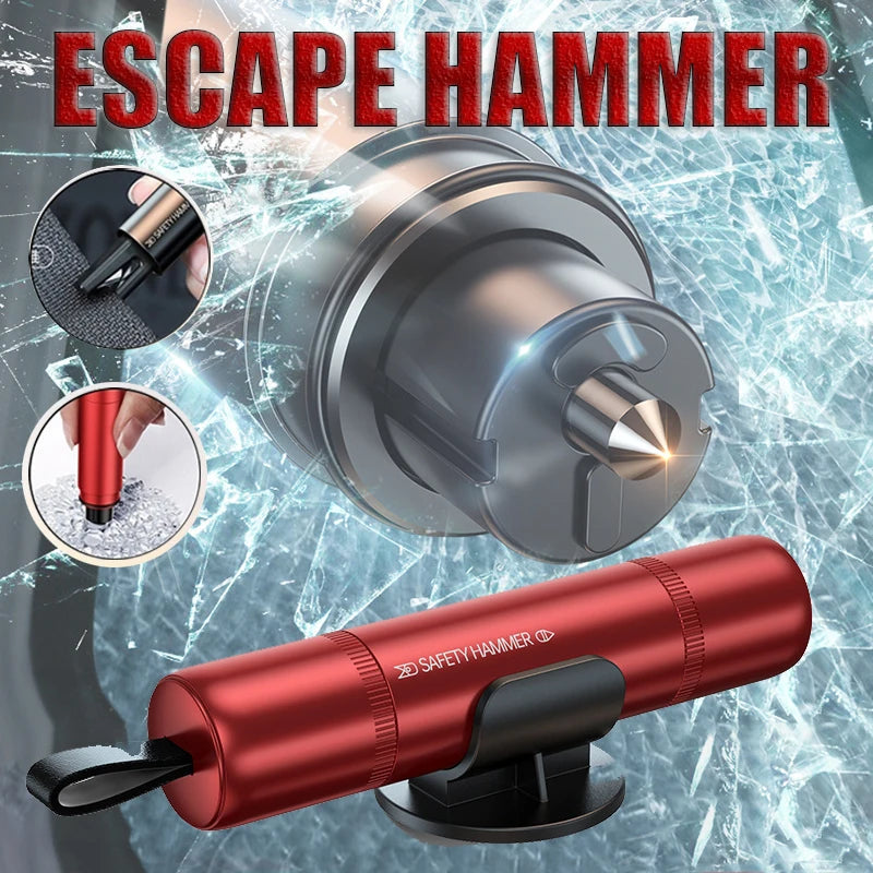 2 In 1 Car Safety Hammer Emergency